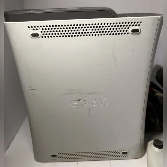 Microsoft Xbox Console with Controller and cords. 60GB. Some staining. Tested